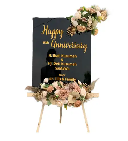 Papan Bunga Akrilik Ginggangtani